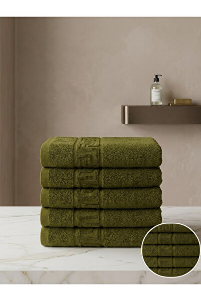 Truva Home Σετ 5 Πετσετών Μπάνιου Ξενοδοχείου Ελληνικής Κατασκευής (Άνω & Κάτ...