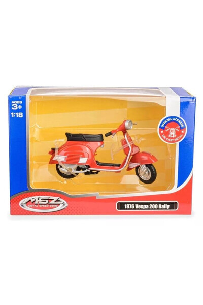 Daffi Model MSZ 1:18 Vespa 200 Rally din 1976 - Daffi, miniatura roz