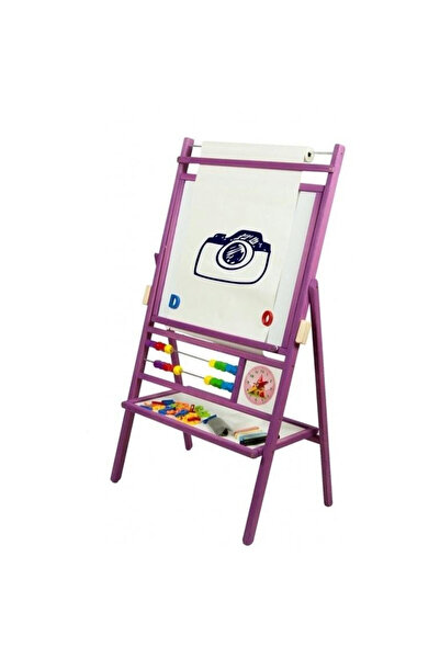OEM 3toysm Tabla rotativa educativa magnetica cu abac, violet