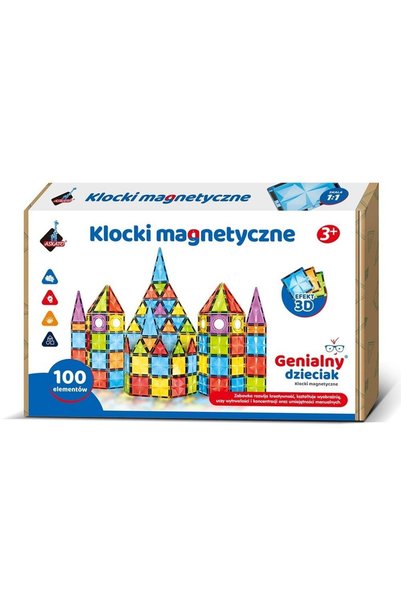 OEM Askato set de construcție magnetic cu 100 de piese 3+