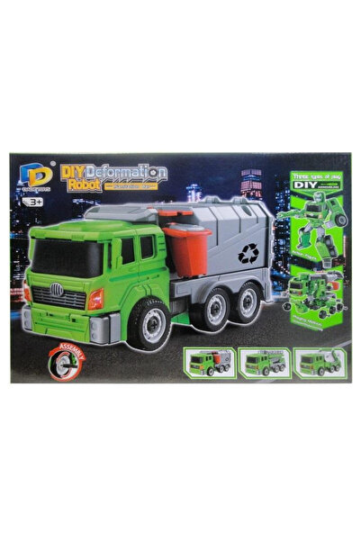 OEM Robot 2 în 1 de asamblat - camion de gunoi de jucărie de la SWEDE, 39x28x8cm