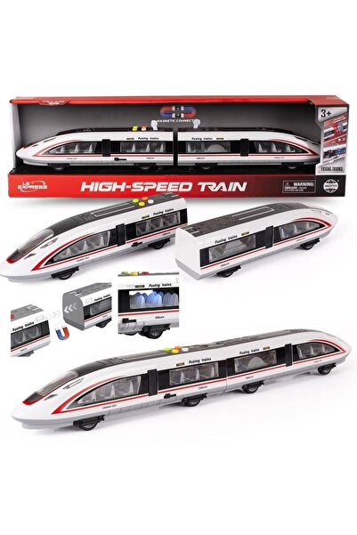 OEM Tramvai urban Lena 57 cm cu lumină și sunet, tracțiune prin frecare