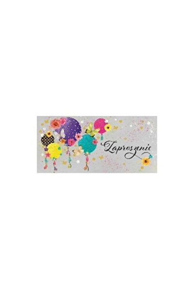 OEM Invitații cu baloane luminoase 5 bucăți. cu plicuri – Henry, 176x95 mm