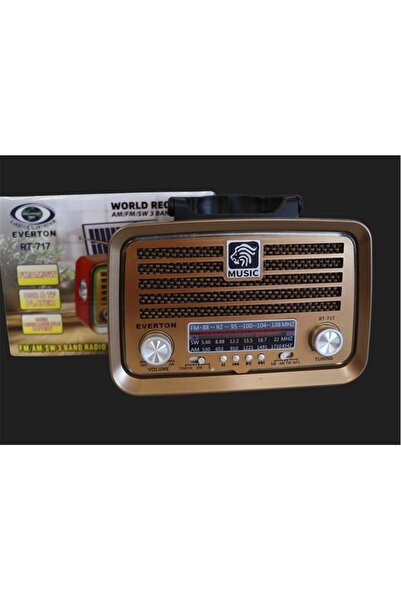 Everton RT-717 Bluetooth-USB-SD-AUX-TF Nostaljik Radyo