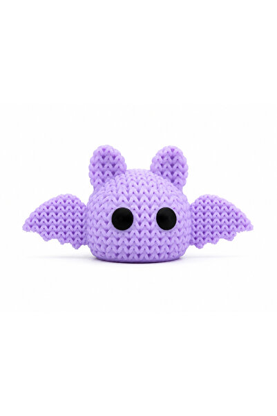 Yapı3D Decorative Cute Bat Figure |   Knitted Textured Desktop Ornament |