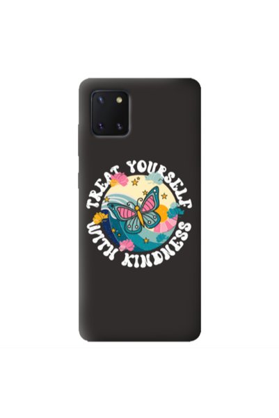 Other Samsung Note 10 Lite Kindless Yourself Black Colored Silicone TPU Θήκη