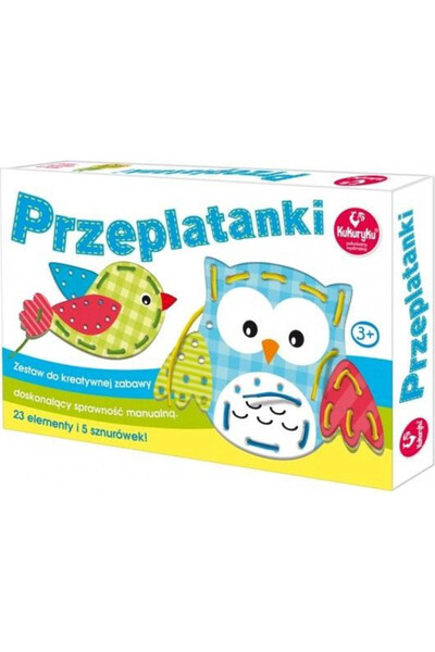Kukuryku Set Creativ Kukuryku: Impletituri - Bucurii Manuale pentru Copii 3+