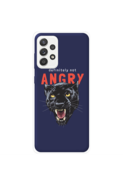 Other Samsung A72 Pointed teeth Dark blue Colored Silicone TPU Θήκη