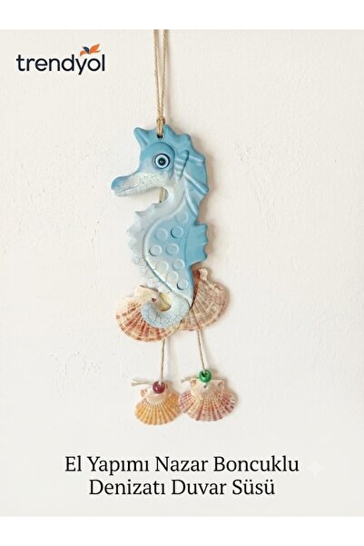bimbambom Sea Horse Seashell Wind Chime Door Ornament Wall Ornament