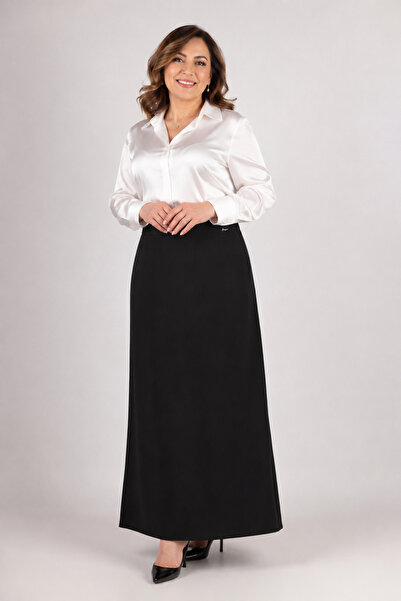 bihan store Women's Puerto Rican Fabric Solid Full-Length Bell Fabric Skirt 3...