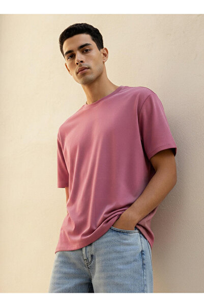 FAV Men Relaxed Fit Crew Neck Short Sleeves T-shirt