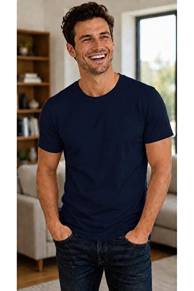 sky Lycra Single Jersey Basic T-Shirt