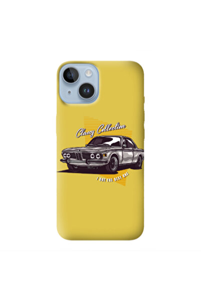 Other Apple iPhone 14 Plus Classy Collection Yellow Colored Silicone TPU Θήκη