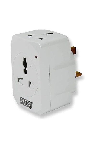 Generic ESMA Certified 13A UK UAE Adapter Fused 3-Way Universal Socket Multi-...