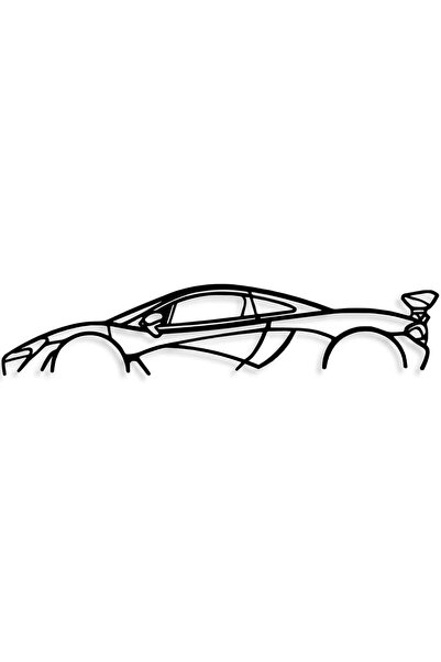 Wallity Διακοσμητικό Τοίχου Mclaren P1 891TNL2358 68x14cm Μαύρο