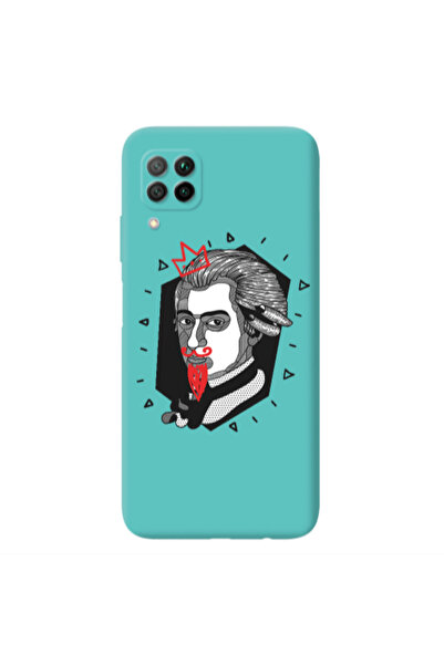 Other Huawei P40 Lite Bearded Turquoise Colored Silicone TPU Θήκη