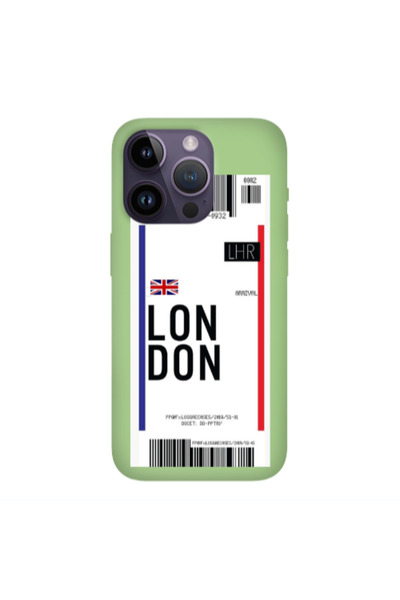 Other Apple iPhone 14 Pro Max London Arrival Light Green Colored Silicone TPU...