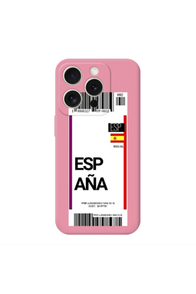 Other Apple Iphone 16 Pro Espana Arrival Pink Colored Silicone TPU Θήκη