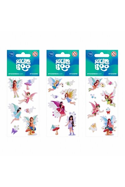 MC Micostore Abtibilduri - zane, 6.6x18cm, set 4 buc, Sticker Boo, 541699, +4...