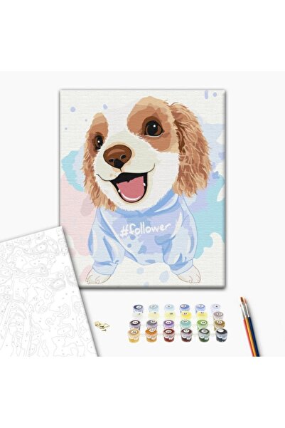 MC Micostore Рисуване по номера Комплект горна и долна част 40x50см, Brushme ...