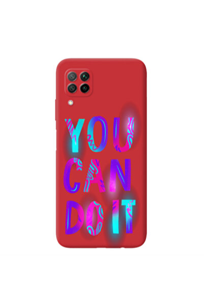Other Huawei P40 Lite You Can Doit Red Colored Silicone TPU Θήκη