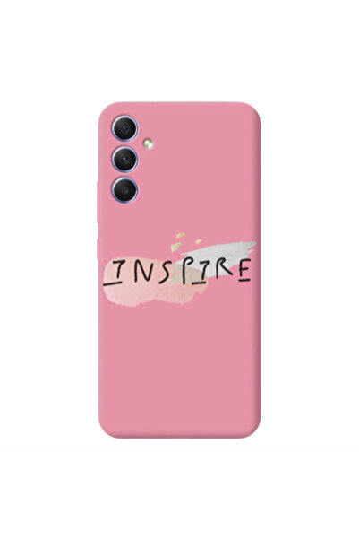 Other Samsung A15 5G Inspire Pink Colored Silicone TPU Θήκη