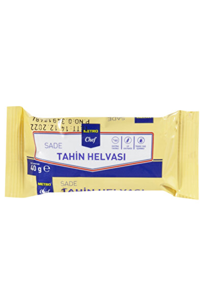Metro Chef Helva 40 G Sade (8'li Paket)