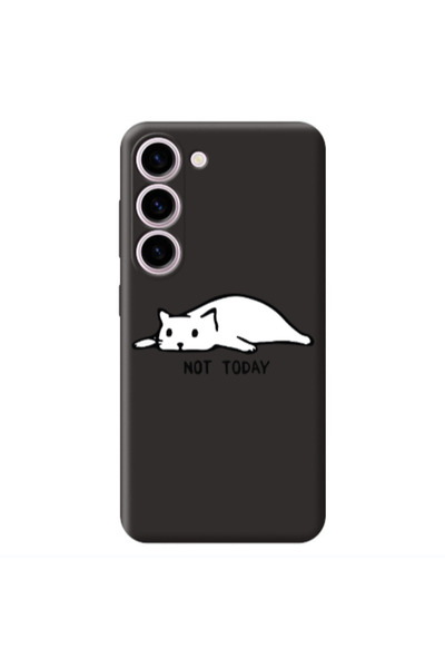 Other Samsung S23 Plus Not Today Black Colored Silicone TPU Θήκη