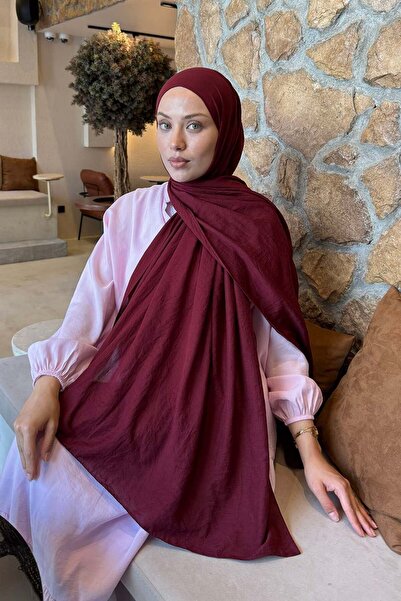 lamelif Rami Shawl Burgundy