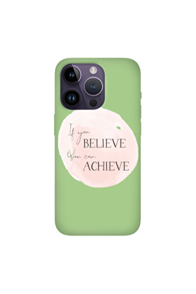 Other Apple iPhone 14 Pro Max If You Believe Light Green Colored Silicone TPU...
