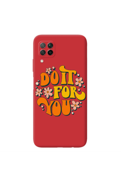 Other Huawei P40 Lite Do it For You Red Colored Silicone TPU Θήκη
