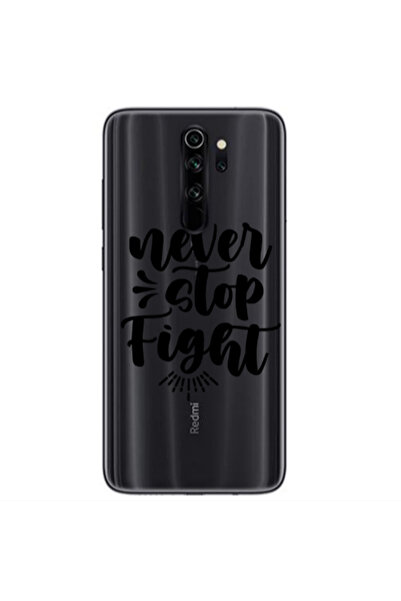 Other Xiaomi Redmi Note 8 Pro Never stop fight Transparent Silicone TPU Θήκη