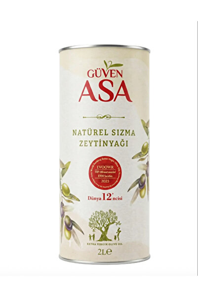 GÜVEN ASA ZEYTİNYAĞLARI Natürel Sızma Teneke Zeytinyağı 2 Lt