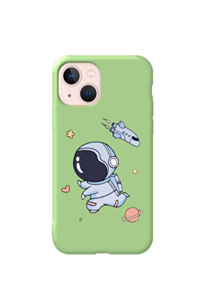 Other Apple iPhone 13 Aduket Light Green Colored Silicone TPU Θήκη