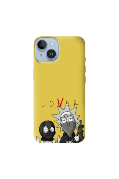 Other Apple iPhone 14 Plus Rick Loser Yellow Colored Silicone TPU Θήκη