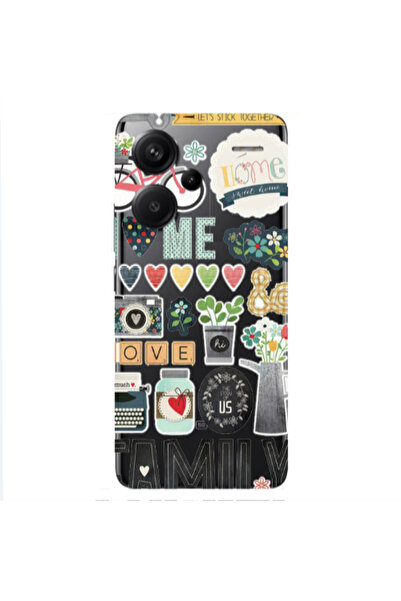 Other Xiaomi Redmi Note 13 Pro+ 5G Family love home Transparent Silicone TPU ...