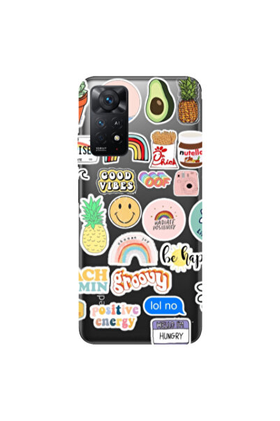 Other Xiaomi Redmi Note 11 4G Good vibes Transparent Silicone TPU Θήκη