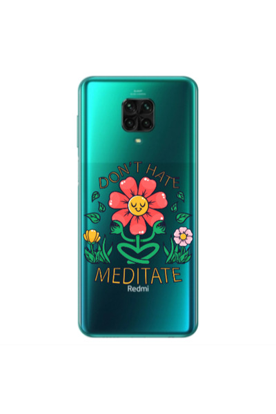 Other Xiaomi Redmi Note 9S Meditate Transparent Silicone TPU Θήκη