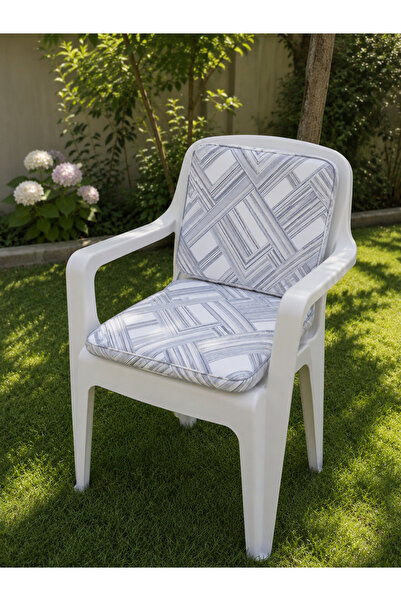 Peacock 6 Washable Fabric Chair Cushions