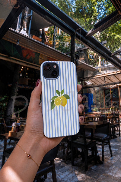 DoaCase iPhone 14 Uyumlu Bebek Mavisi Renkli Lansman Telefon Kılıfı