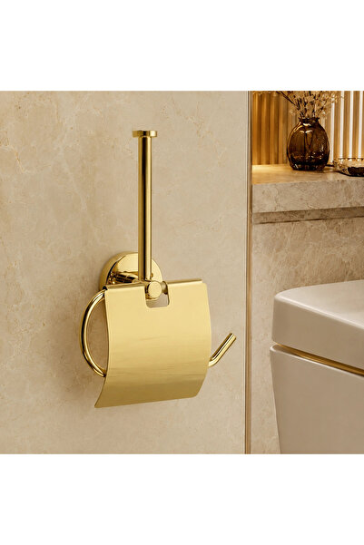 ÇELİK BANYO D10-043 حامل ورق بديل ذو غطاء واسع من Dilek