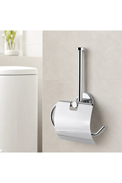 ÇELİK BANYO D10-043 حامل ورق بديل ذو غطاء واسع من Dilek