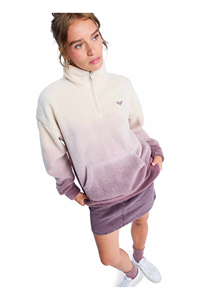Quiksilver ERJPF03237-LIVE OUT LOUD GRADIENT Çok Renkli Dik Yaka Kadın Sweats...