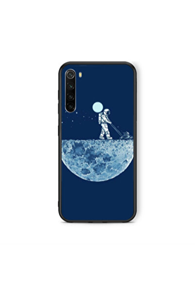 Other Xiaomi Redmi Note 8 Mowing the moon Black Glossy Θήκη