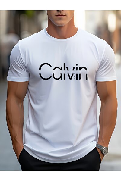 12 Teknoloji Men'S Oversized Round-Neck Short-Sleeve T-Shirt with a Stylish S...