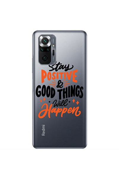 Other Xiaomi Redmi Note 10 Pro 4G Stay Positive Transparent Silicone TPU Θήκη
