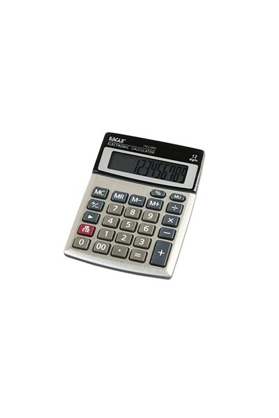 MC Micostore Настолен калкулатор TYCL1093RS, 12-разряден, захранване с батери...