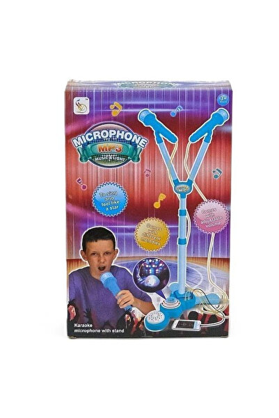 adar Set karaoke cu 2 microfoane si functie MP3 multicolor 22x35cm
