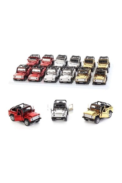 Birlik Oyuncak Metal Çekbırak Metal Parlak Safarı Jeep