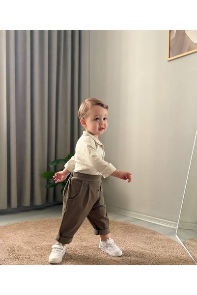 favorimkids Boy's Stylish Shirt and Pants Set - Special Occasion & Birthday Combination